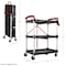 Stalwart Folding Cart with 50lb Capacity Per Shelf 75-PT2014 - alternate 3